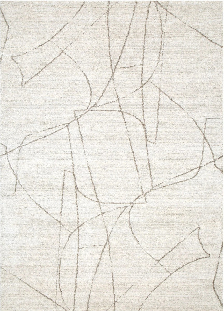 Zorvan Rug - Curve Cream