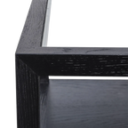 Sadie Oak Rectangle Coffee Table - Black