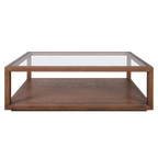 Sadie Oak Rectangle Coffee Table - Walnut