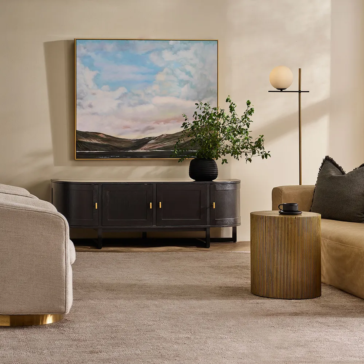 Theodore Entertainment Unit - Black