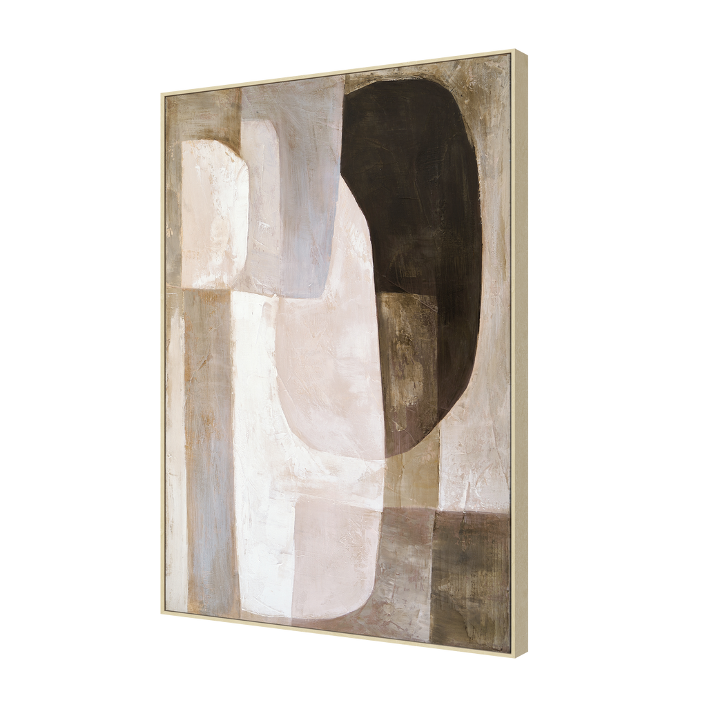 Torn & Gilded Canvas I