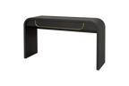 1.4m Console Table - Textured Espresso Black