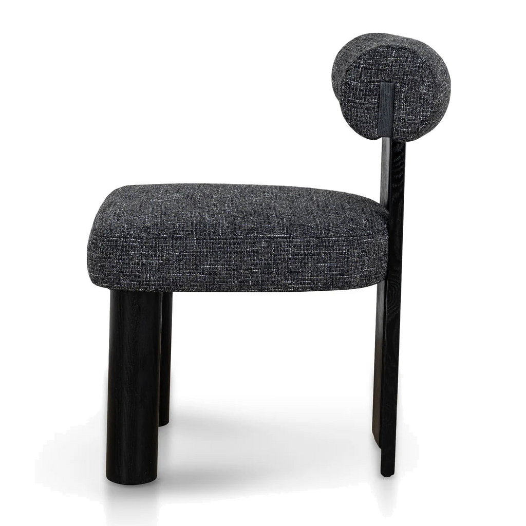 Black Dining Chair - Field Charcoal (Set of 2)