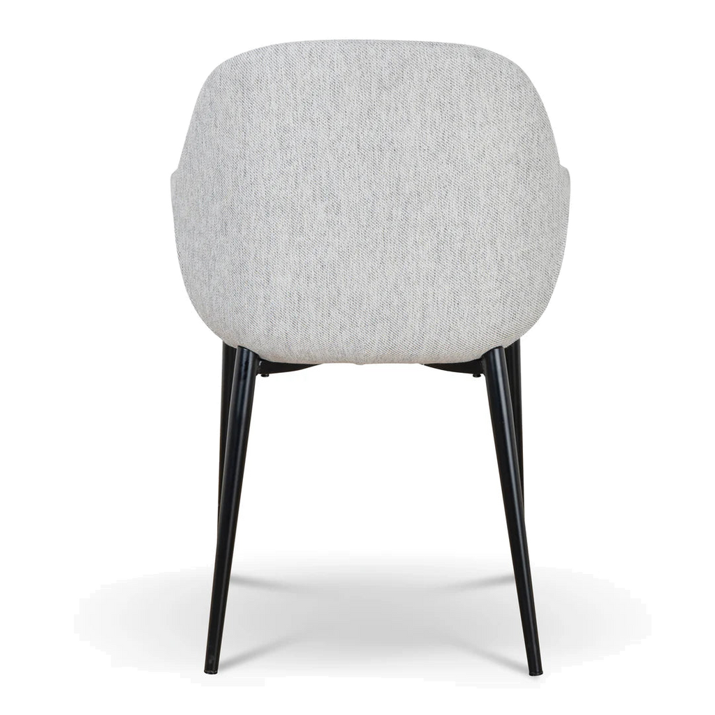 Fabric Dining chair - Silver Grey (Set of 2)