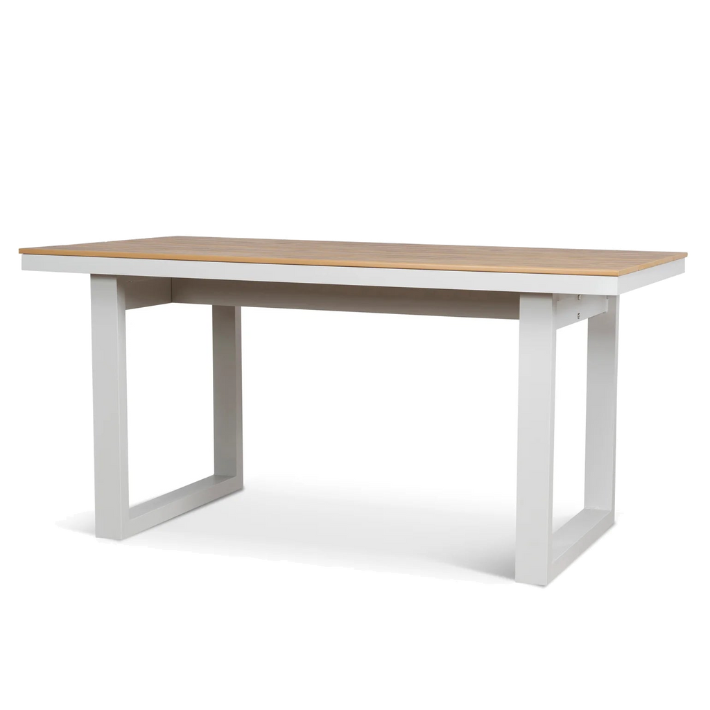 1.6m Sand White Outdoor Dining Table - Natural