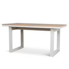 1.6m Sand White Outdoor Dining Table - Natural