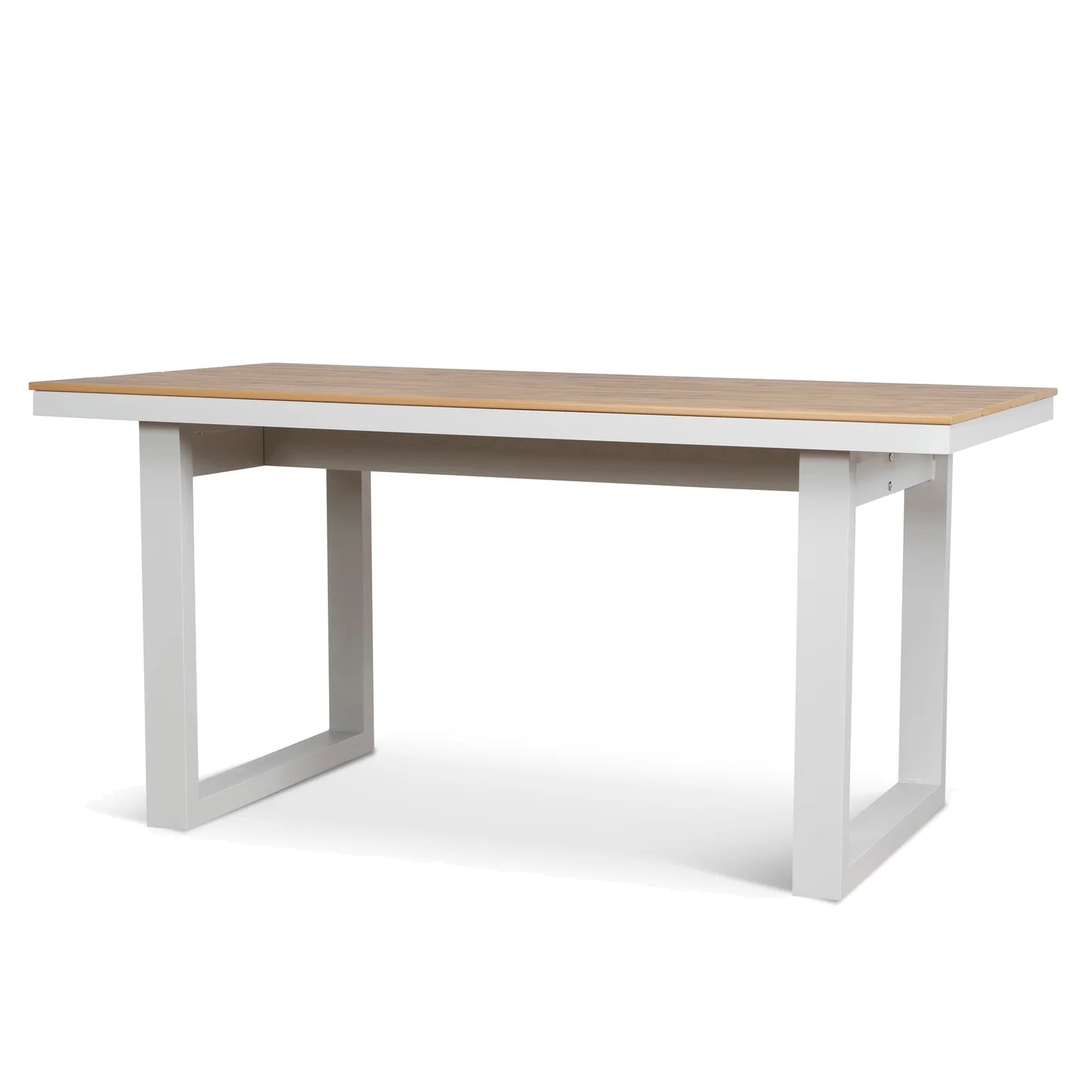 1.6m Sand White Outdoor Dining Table - Natural