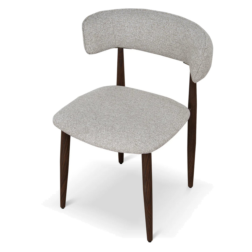 Walnut Dining Chair - Clay Beige (Set of 2)
