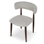 Walnut Dining Chair - Clay Beige (Set of 2)