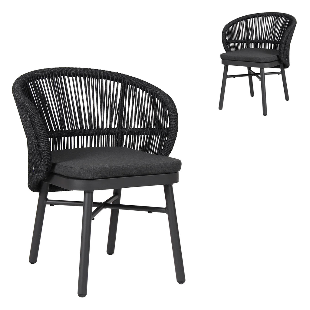 Outdoor Dining Chair - Charcoal (Set of 2)