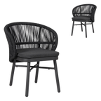 Outdoor Dining Chair - Charcoal (Set of 2)