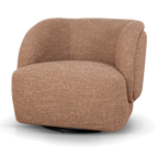 Swivel Armchair - Russet Brown