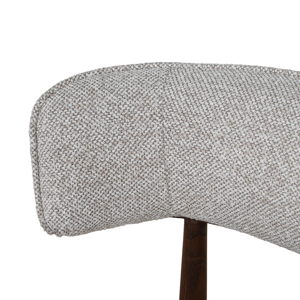 Walnut Dining Chair - Clay Beige (Set of 2)