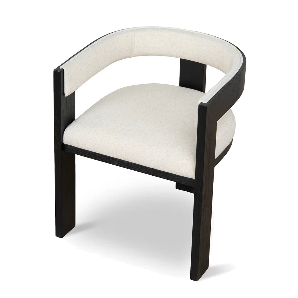 Black ELM Dining Chair - Dawn Beige (Set of 2)