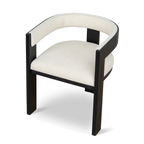 Black ELM Dining Chair - Dawn Beige (Set of 2)