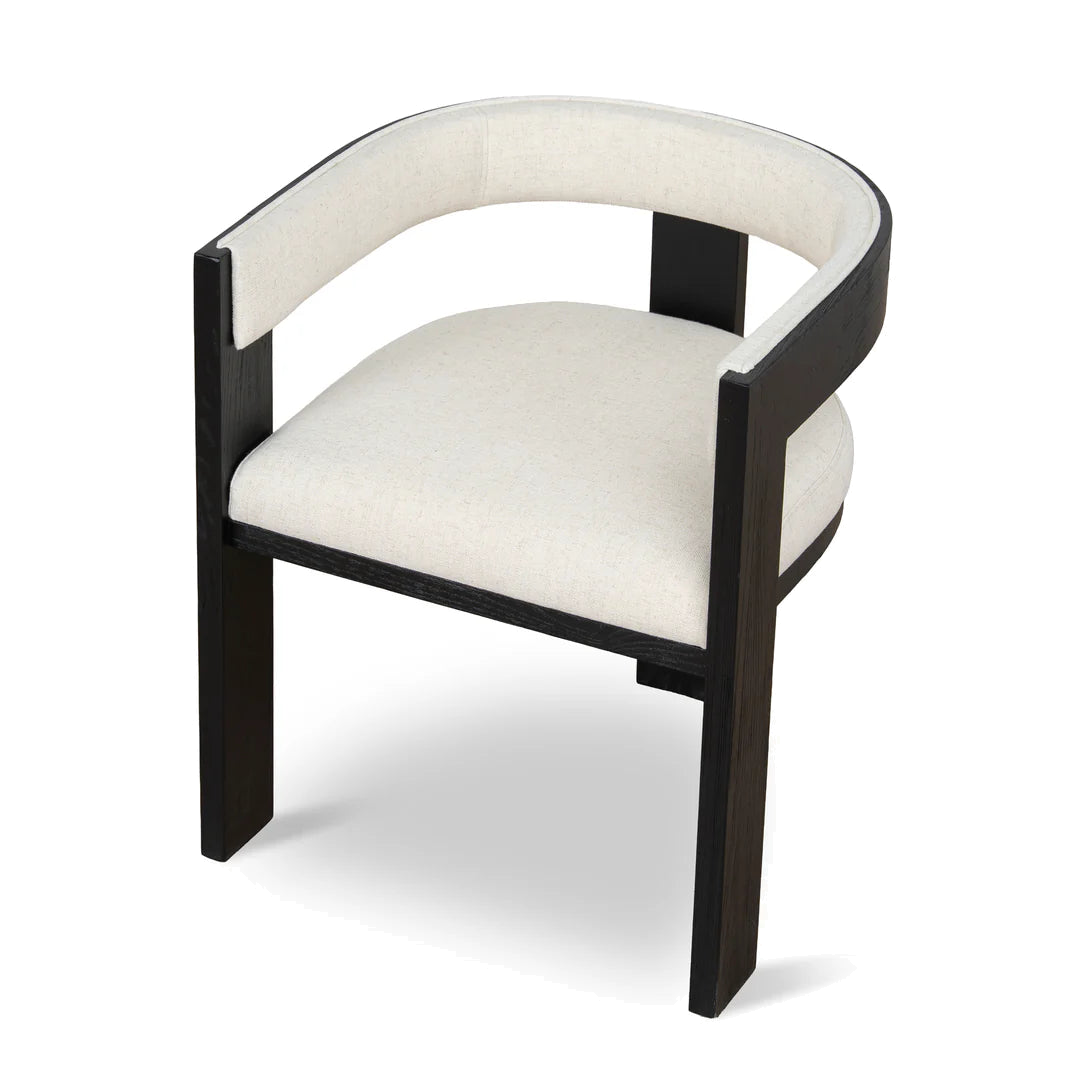 Black ELM Dining Chair - Dawn Beige (Set of 2)