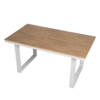 Compact Outdoor Dining Table - Sand White
