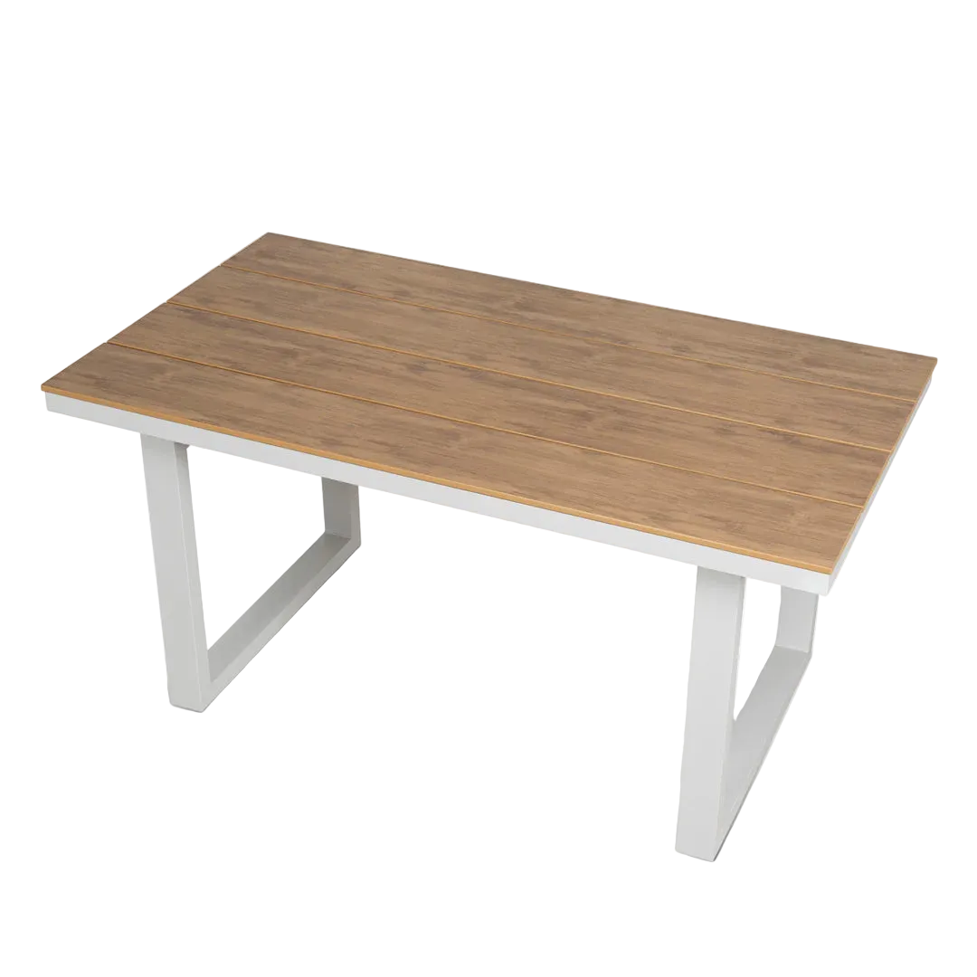 Compact Outdoor Dining Table - Sand White