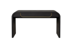 1.4m Console Table - Textured Espresso Black
