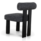 Black Dining Chair - Field Charcoal (Set of 2)