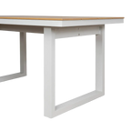 Compact Outdoor Dining Table - Sand White