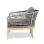 4pcs Outdoor Lounge Set - Grey