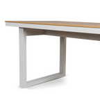 1.6m Sand White Outdoor Dining Table - Natural