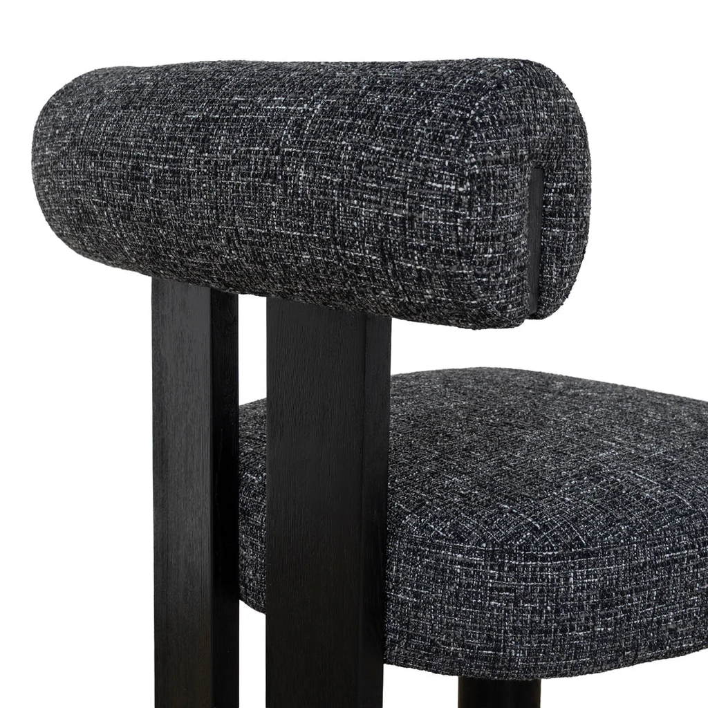 Black Dining Chair - Field Charcoal (Set of 2)