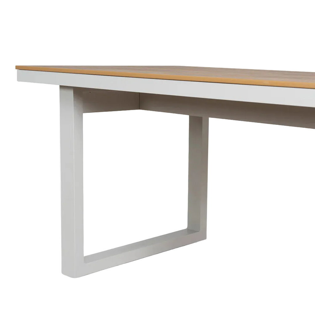Compact Outdoor Dining Table - Sand White
