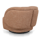 Swivel Armchair - Russet Brown