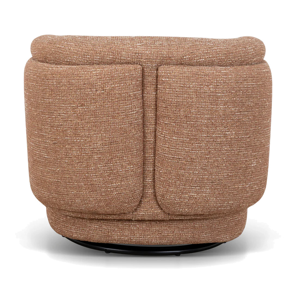 Swivel Armchair - Russet Brown
