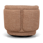 Swivel Armchair - Russet Brown