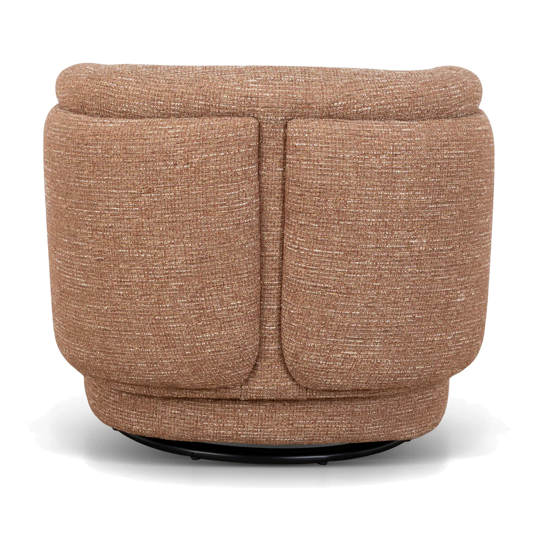 Swivel Armchair - Russet Brown