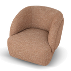 Swivel Armchair - Russet Brown