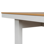 1.6m Sand White Outdoor Dining Table - Natural
