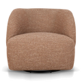 Swivel Armchair - Russet Brown