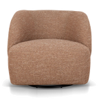 Swivel Armchair - Russet Brown