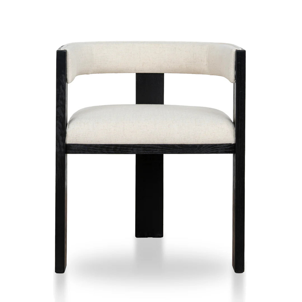 Black ELM Dining Chair - Dawn Beige (Set of 2)