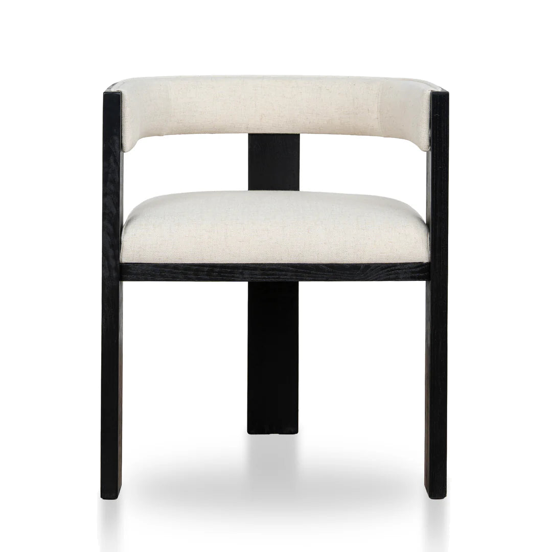 Black ELM Dining Chair - Dawn Beige (Set of 2)