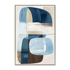 80 x 120cm Framed Canvas - Natural