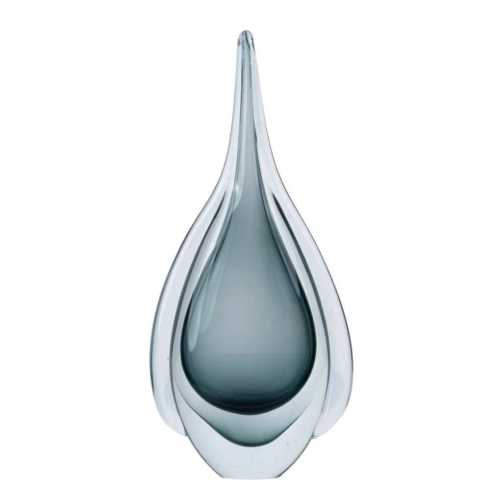 Gray glass pendant ornament
