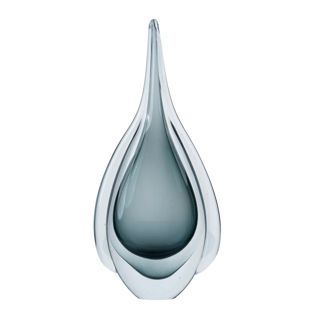 Gray glass pendant ornament