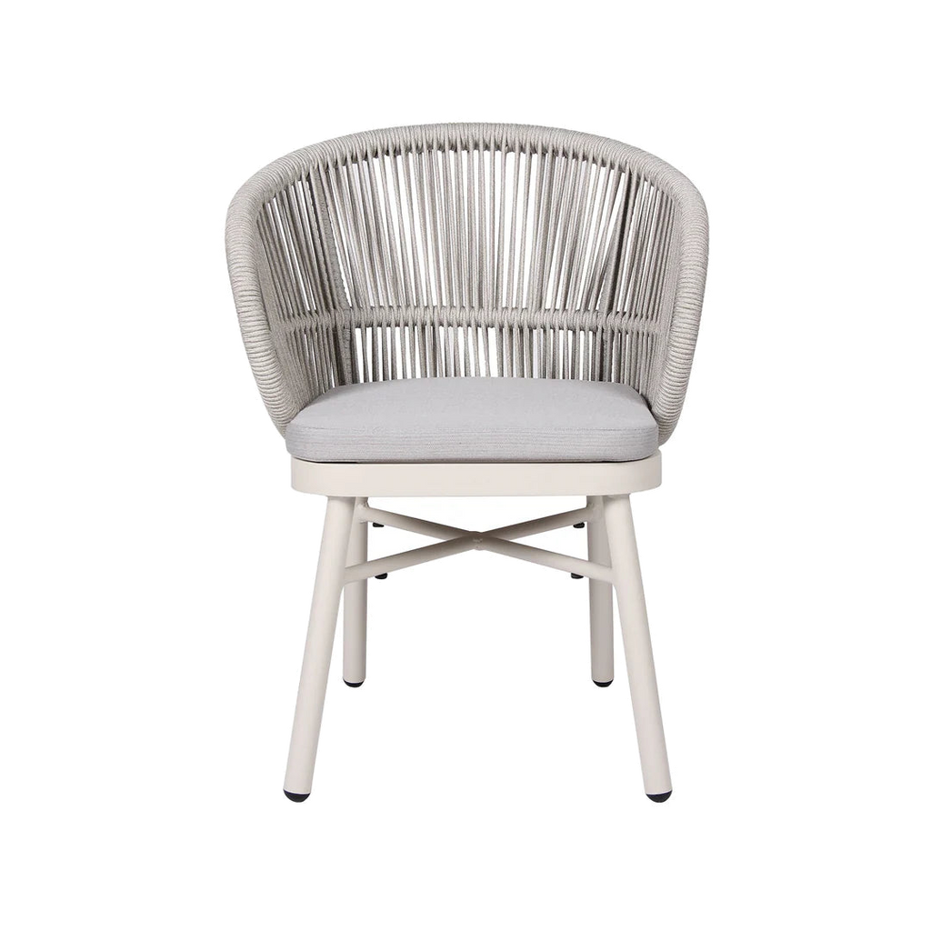 Sand White Outdoor Dining Chair - Light Grey (Set of 2)