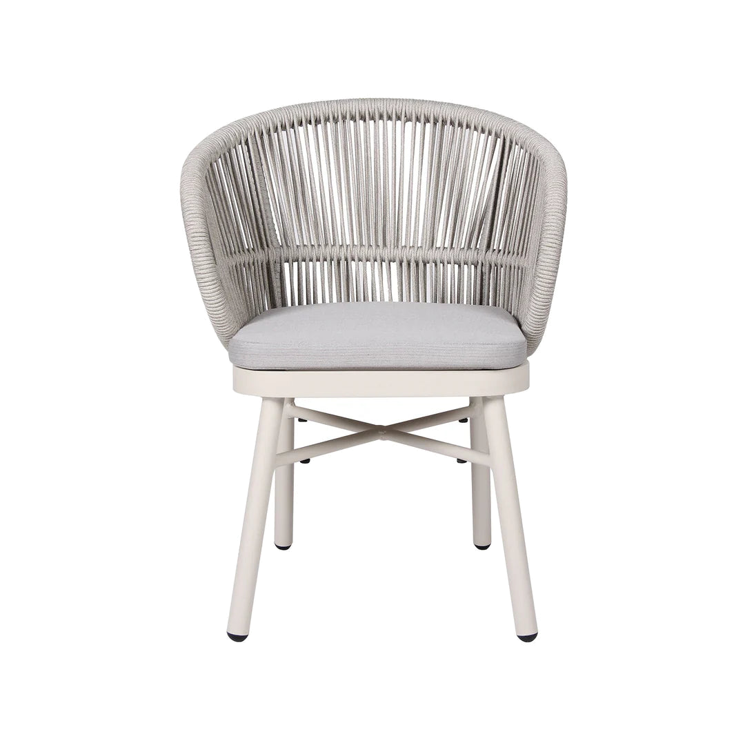 Sand White Outdoor Dining Chair - Light Grey (Set of 2)