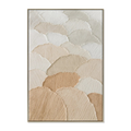 80 x 120cm Framed Canvas - Natural