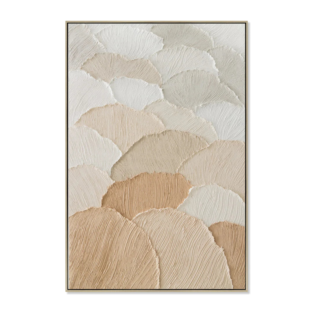 80 x 120cm Framed Canvas - Natural