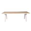 2.3m Sand White Outdoor Dining Table - Natural