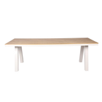 2.3m Sand White Outdoor Dining Table - Natural