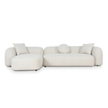3 Seater Left Chaise Sofa - Oatmeal Beige