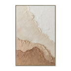 80 x 120cm Framed Canvas - Natural
